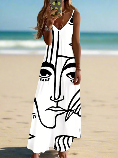 Bohemian Summer Chic Women's Casual A-Line Long Dress Collection - ALOE WINGS STORE