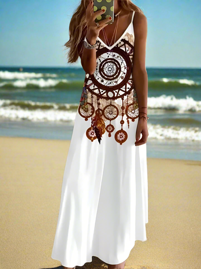 Bohemian Summer Chic Women's Casual A-Line Long Dress Collection - ALOE WINGS STORE