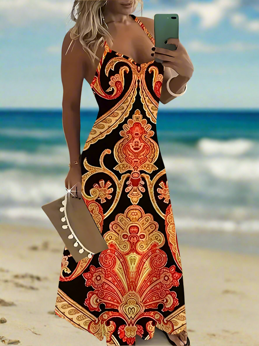 Bohemian Summer Chic Women's Casual A-Line Long Dress Collection - ALOE WINGS STORE