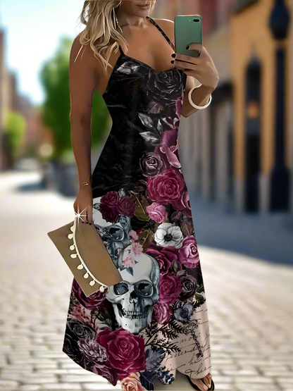Bohemian Summer Chic Women's Casual A-Line Long Dress Collection - ALOE WINGS STORE