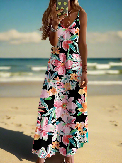 Bohemian Summer Chic Women's Casual A-Line Long Dress Collection - ALOE WINGS STORE
