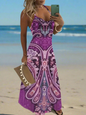 Bohemian Summer Chic Women's Casual A-Line Long Dress Collection - ALOE WINGS STORE