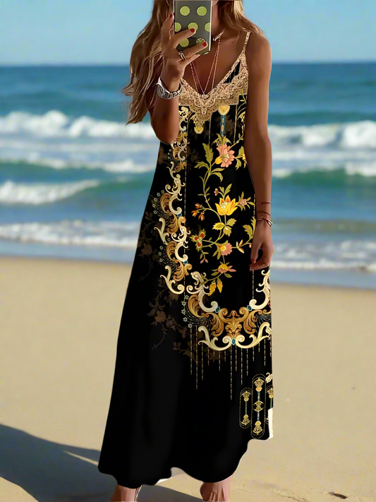 Bohemian Summer Chic Women's Casual A-Line Long Dress Collection - ALOE WINGS STORE