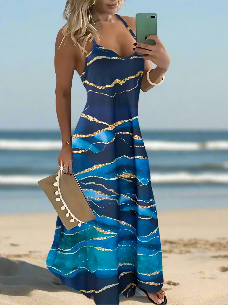 Bohemian Summer Chic Women's Casual A-Line Long Dress Collection - ALOE WINGS STORE