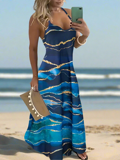 Bohemian Summer Chic Women's Casual A-Line Long Dress Collection - ALOE WINGS STORE