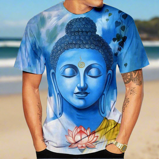 1.Buddha 3D T-Shirt Collection - ALOE WINGS STORE