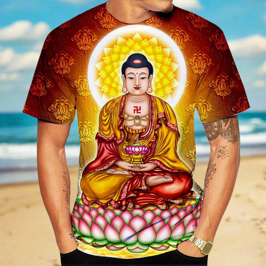 2.Buddha 3D T-Shirt Collection - ALOE WINGS STORE