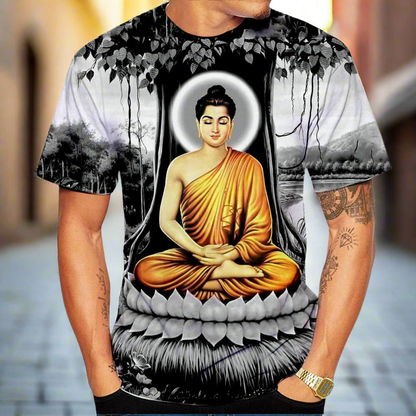 2.Buddha 3D T-Shirt Collection - ALOE WINGS STORE