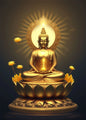 Buddha Art Canvas Wall Hanging SELECTION - ALOE WINGS STORE