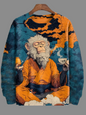 Cat Printed Japanese Art Prints Casual Sweatshirt Collection - ALOE WINGS STORE