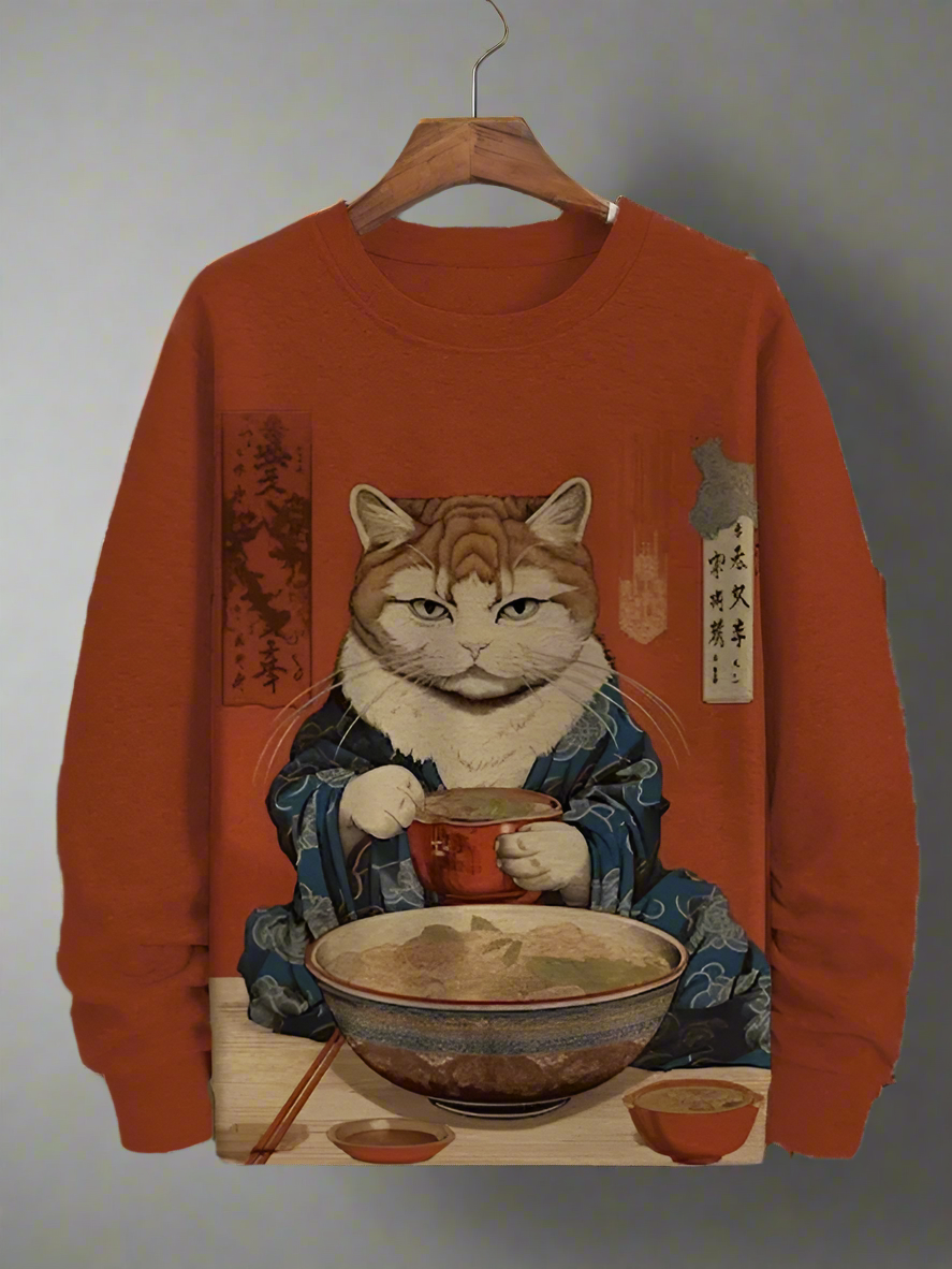 Cat Art Sweatshirt Collection - ALOE WINGS STORE