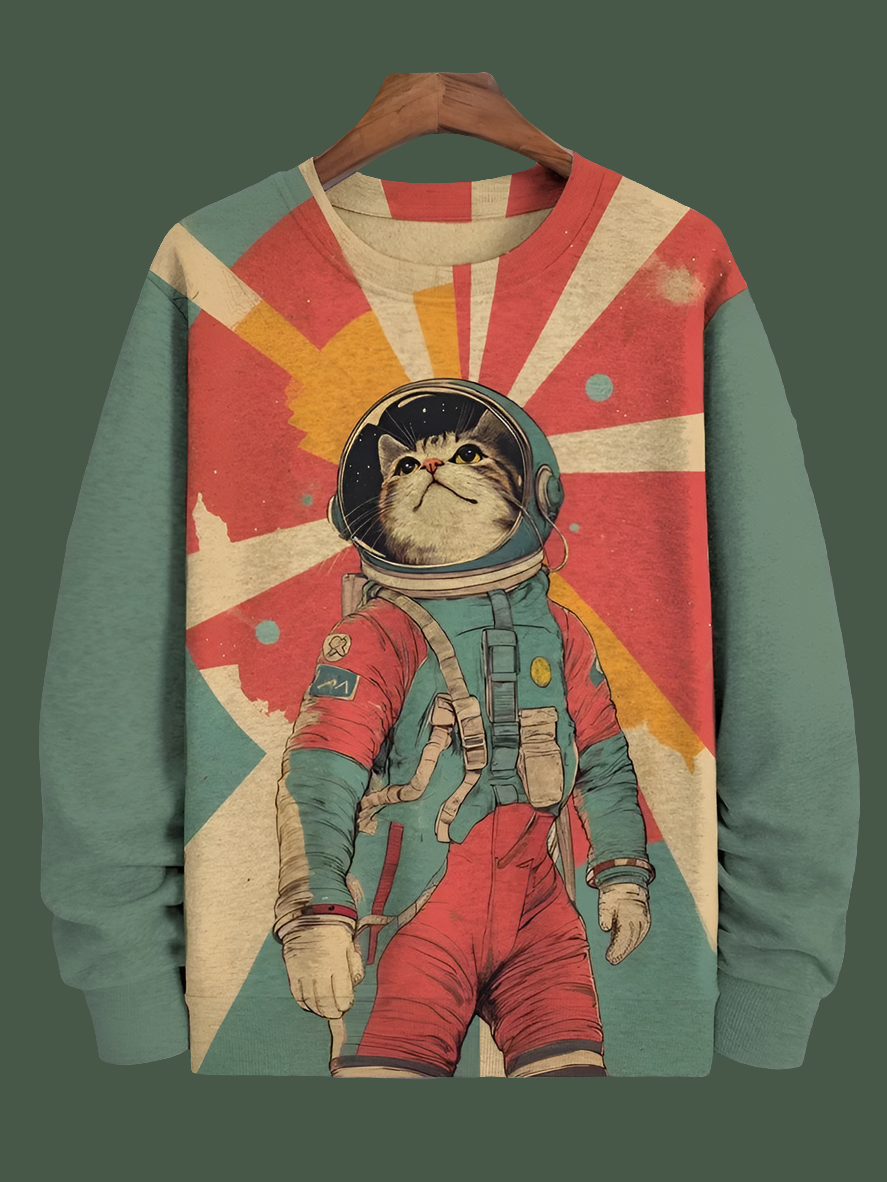 Cat Art Sweatshirt Collection - ALOE WINGS STORE