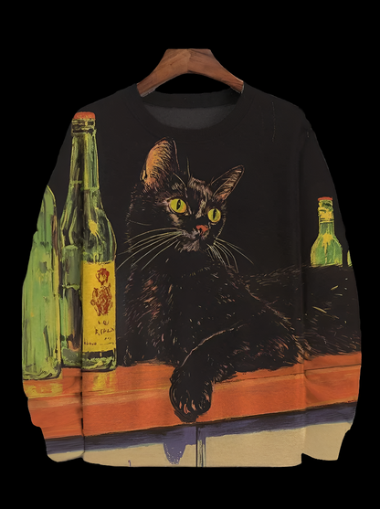 Cat Art Sweatshirt Collection - ALOE WINGS STORE