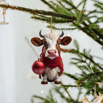Funny Animals (Cows & Pigs) Christmas Tree Hanging Ornaments Selection - ALOE WINGS STORE