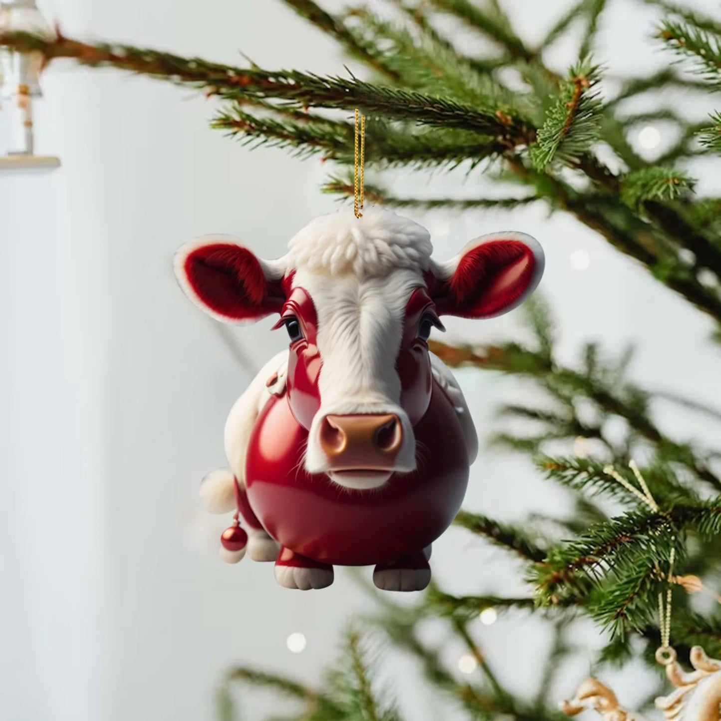 Funny Animals (Cows & Pigs) Christmas Tree Hanging Ornaments Selection - ALOE WINGS STORE