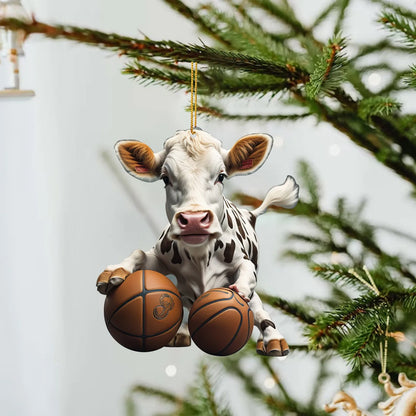 Funny Animals (Cows & Pigs) Christmas Tree Hanging Ornaments Selection - ALOE WINGS STORE