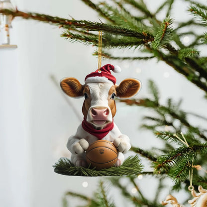 Funny Animals (Cows & Pigs) Christmas Tree Hanging Ornaments Selection - ALOE WINGS STORE