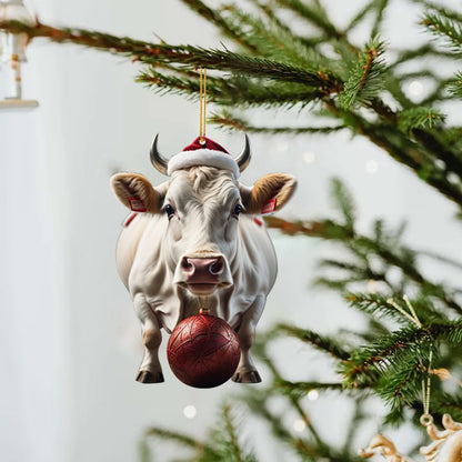 Funny Animals (Cows & Pigs) Christmas Tree Hanging Ornaments Selection - ALOE WINGS STORE