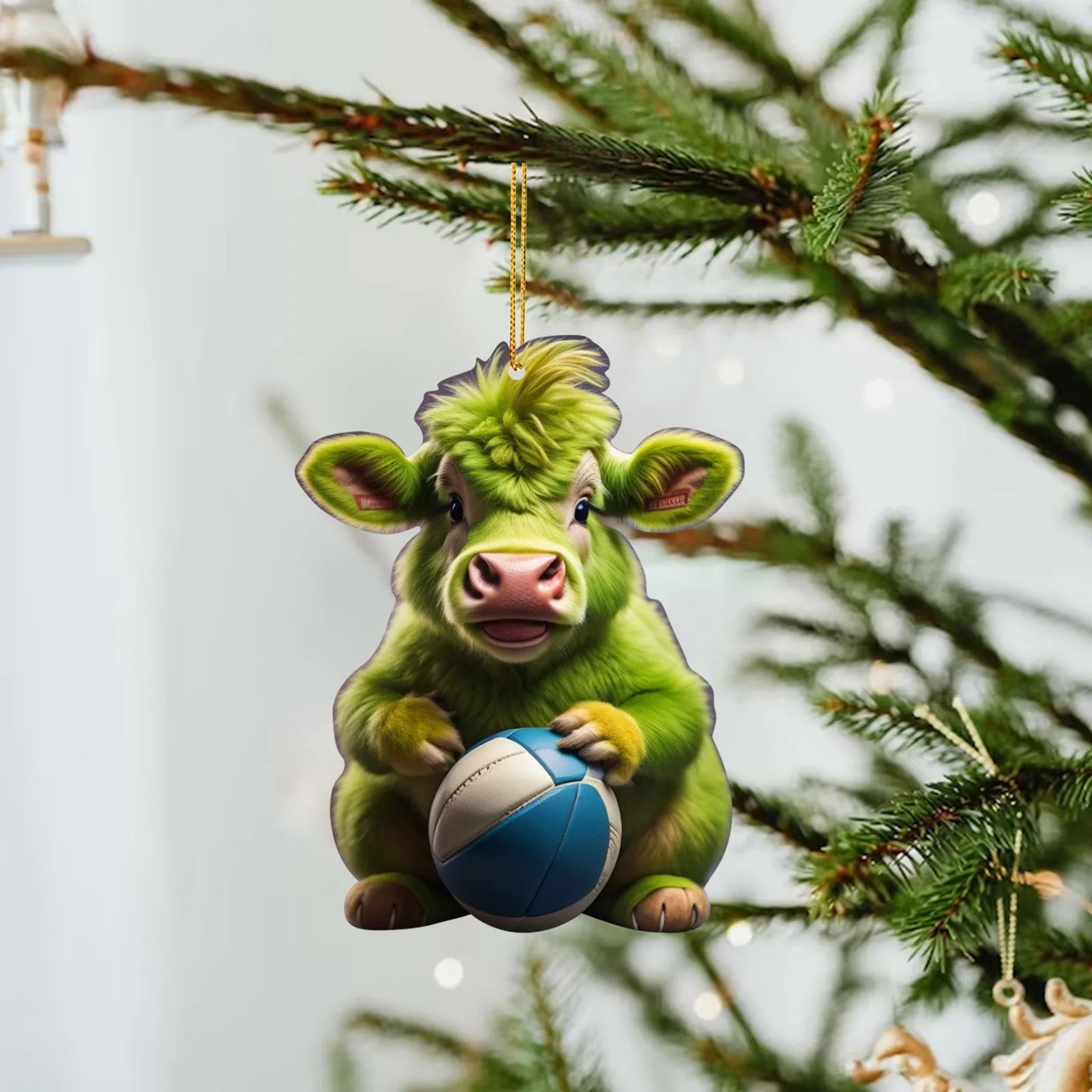 Funny Animals (Cows & Pigs) Christmas Tree Hanging Ornaments Selection - ALOE WINGS STORE