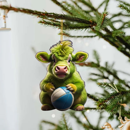 Funny Animals (Cows & Pigs) Christmas Tree Hanging Ornaments Selection - ALOE WINGS STORE