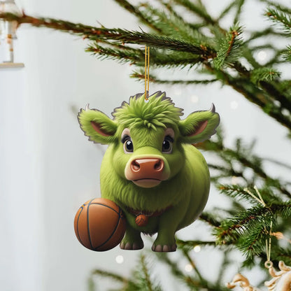 Funny Animals (Cows & Pigs) Christmas Tree Hanging Ornaments Selection - ALOE WINGS STORE