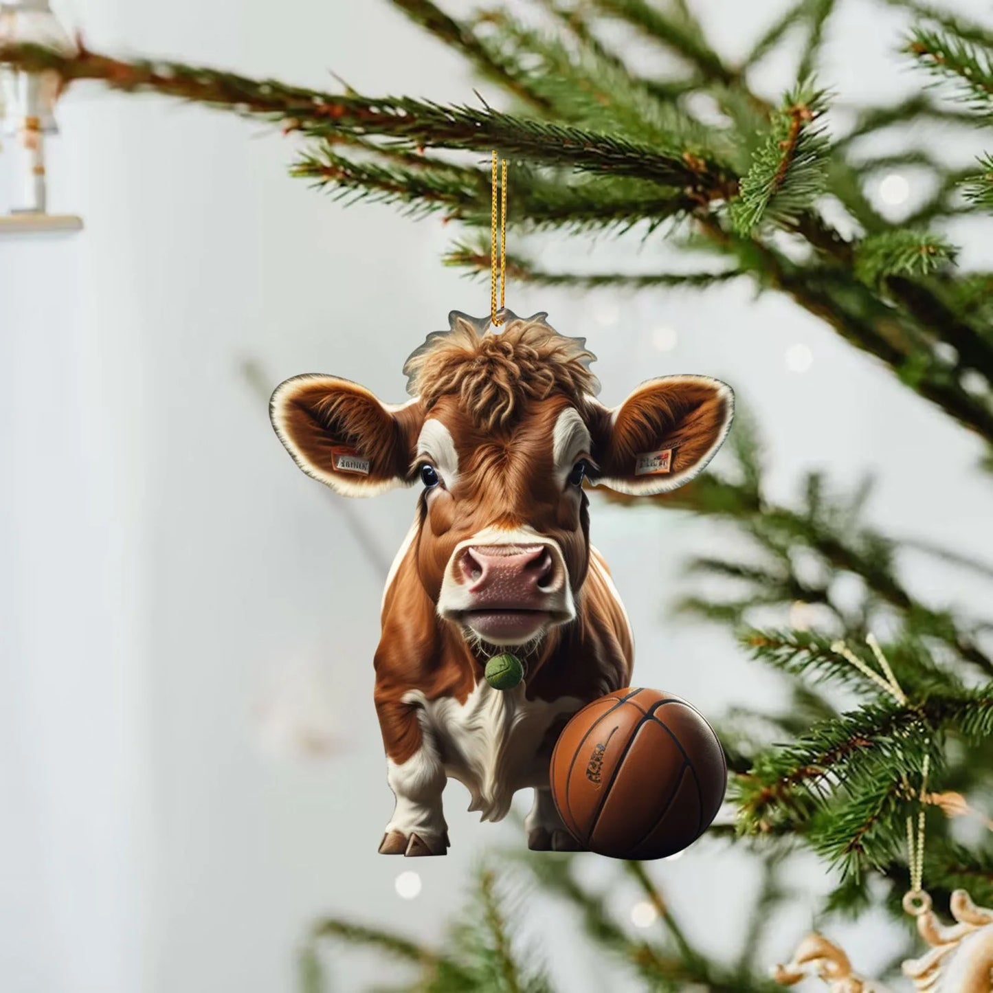 Funny Animals (Cows & Pigs) Christmas Tree Hanging Ornaments Selection - ALOE WINGS STORE