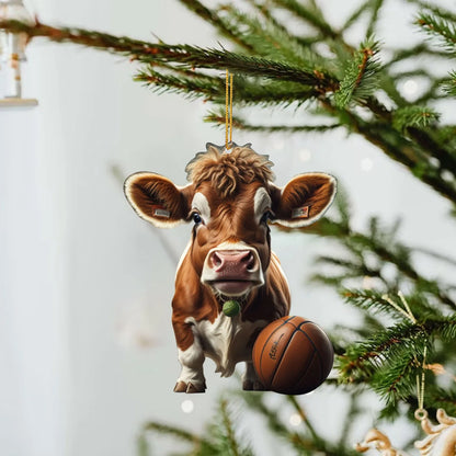 Funny Animals (Cows & Pigs) Christmas Tree Hanging Ornaments Selection - ALOE WINGS STORE