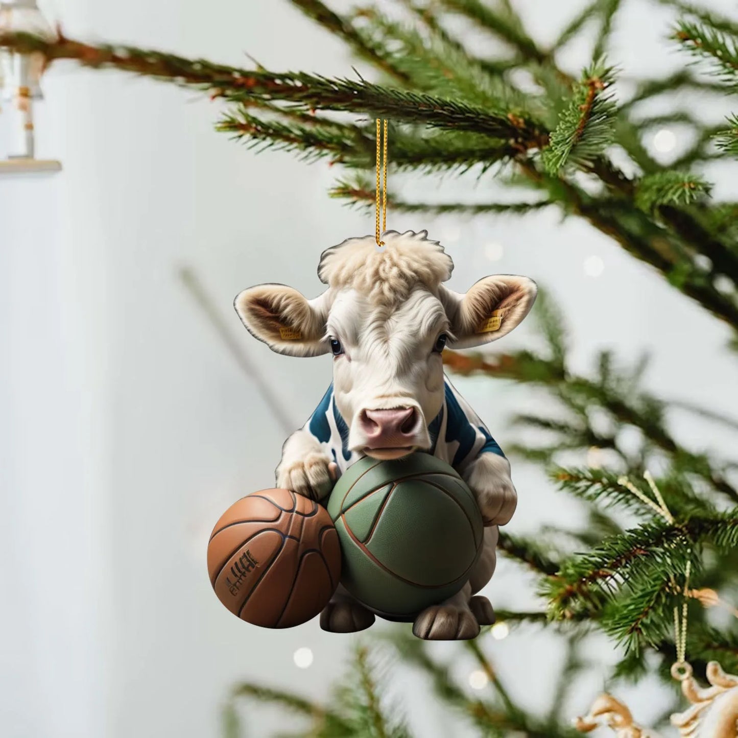 Funny Animals (Cows & Pigs) Christmas Tree Hanging Ornaments Selection - ALOE WINGS STORE