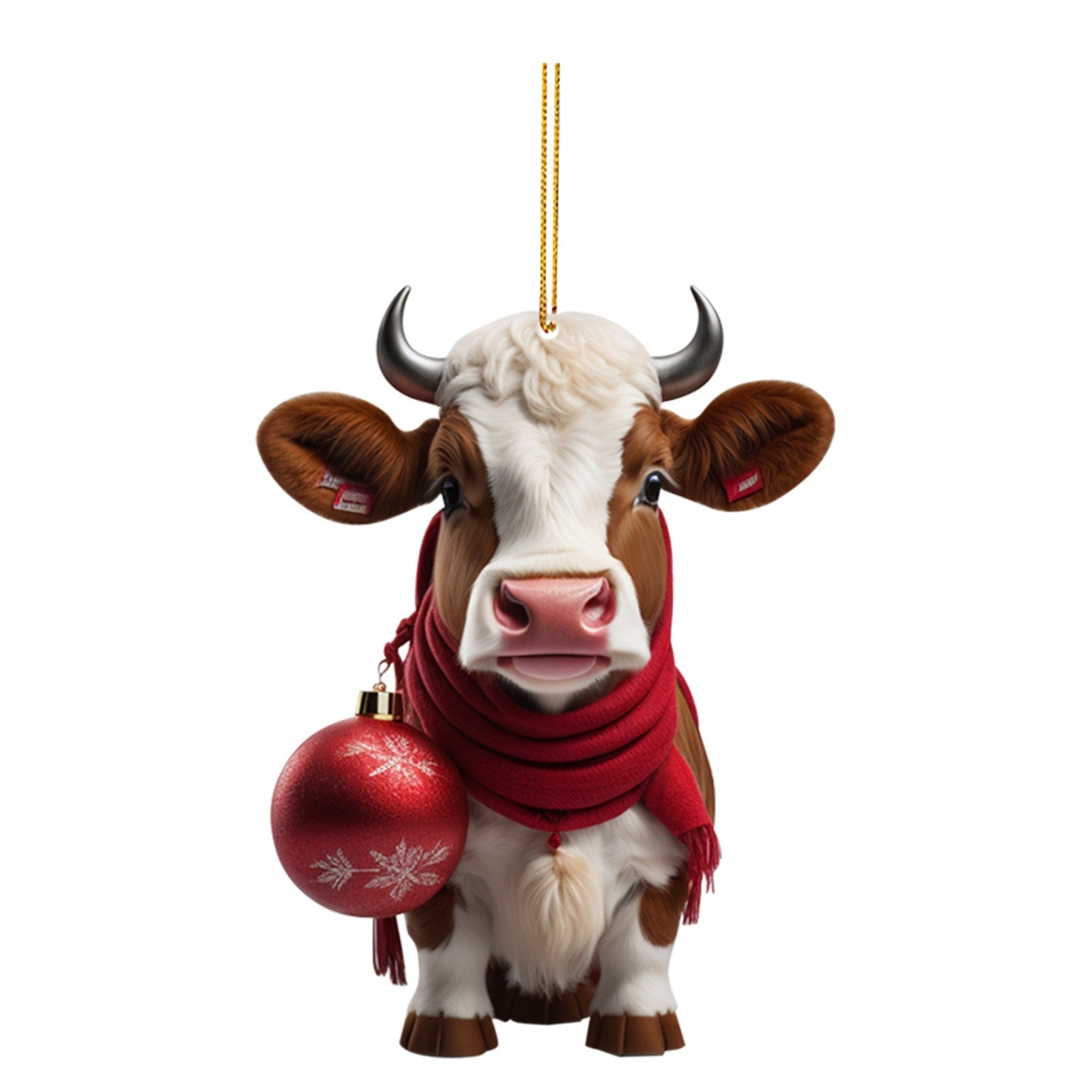 Funny Animals (Cows & Pigs) Christmas Tree Hanging Ornaments Selection - ALOE WINGS STORE