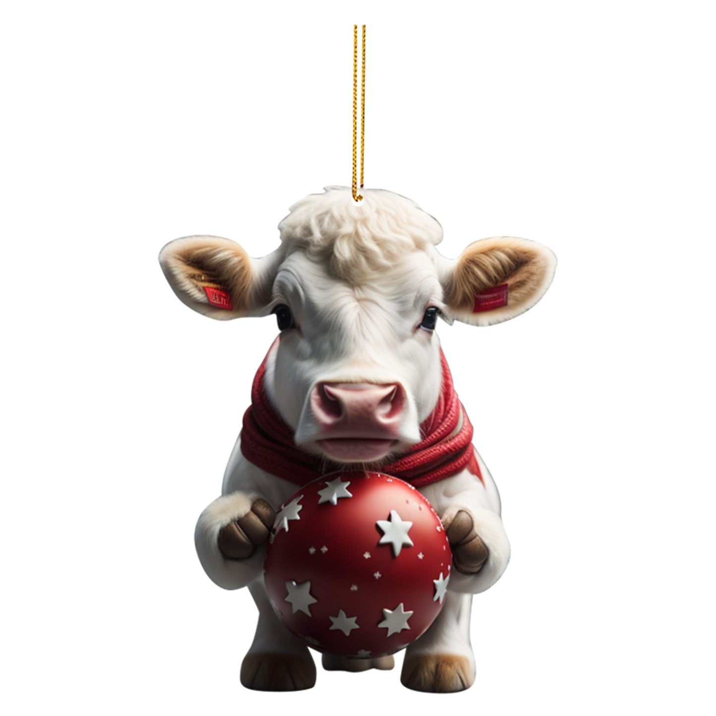 Funny Animals (Cows & Pigs) Christmas Tree Hanging Ornaments Selection - ALOE WINGS STORE