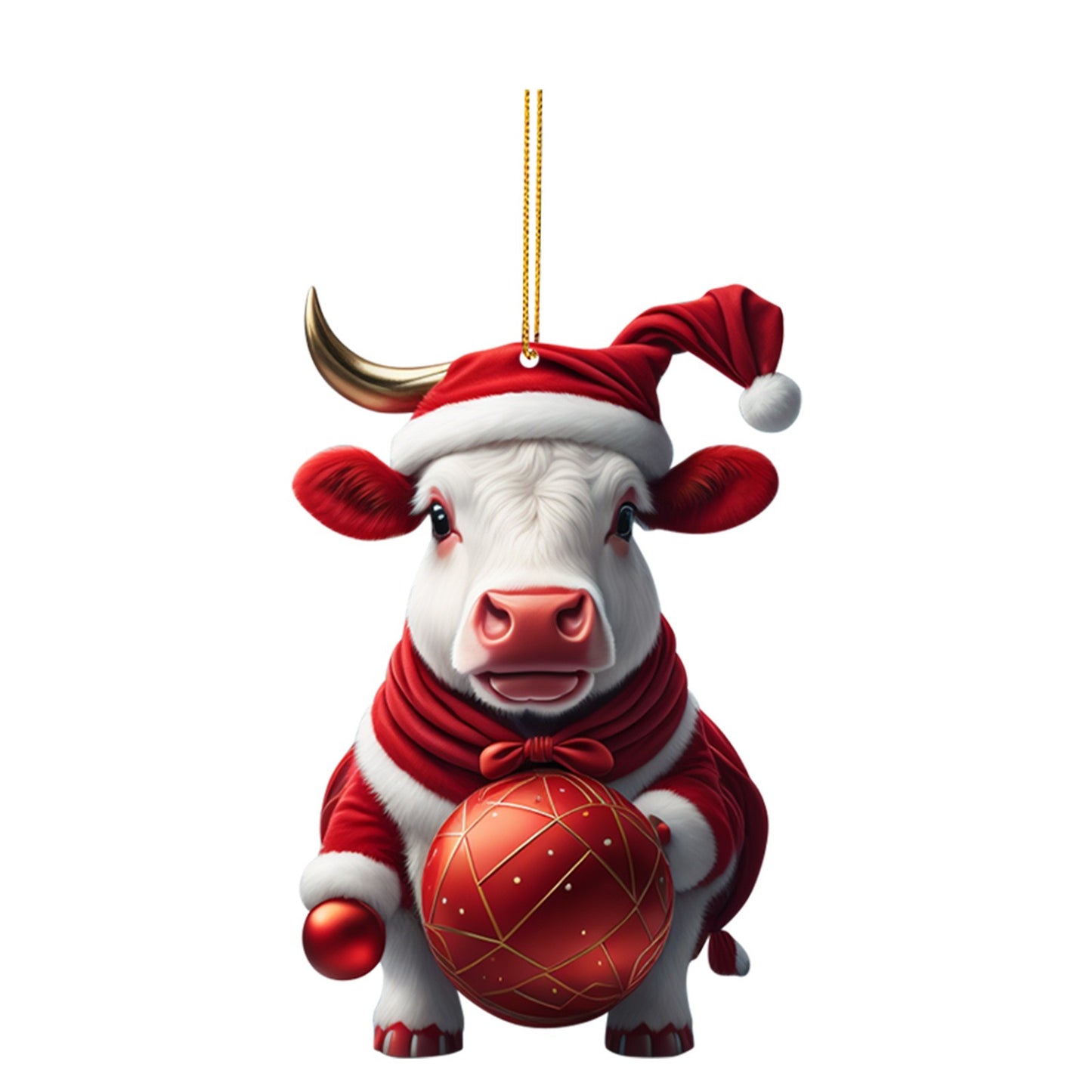 Funny Animals (Cows & Pigs) Christmas Tree Hanging Ornaments Selection - ALOE WINGS STORE