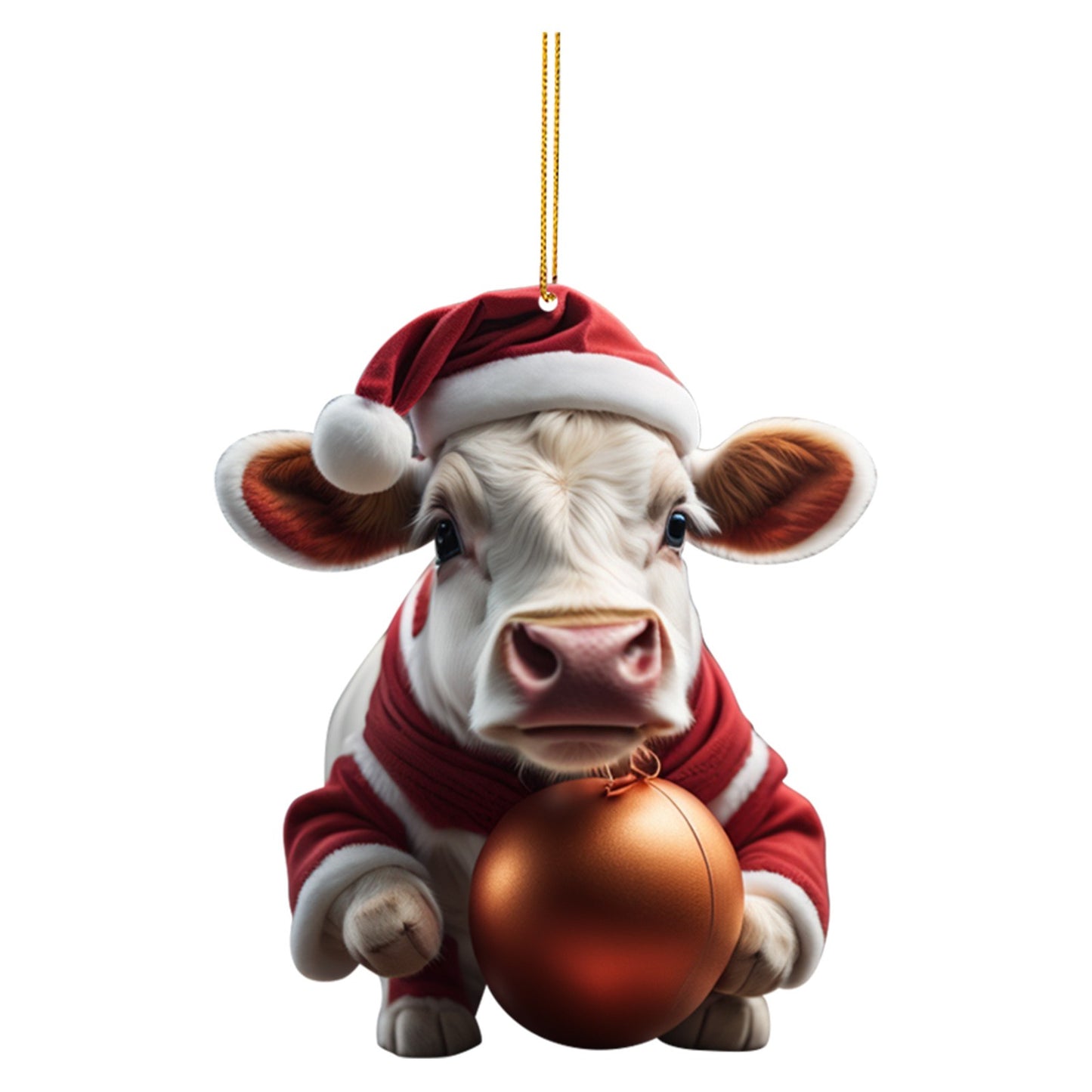 Funny Animals (Cows & Pigs) Christmas Tree Hanging Ornaments Selection - ALOE WINGS STORE