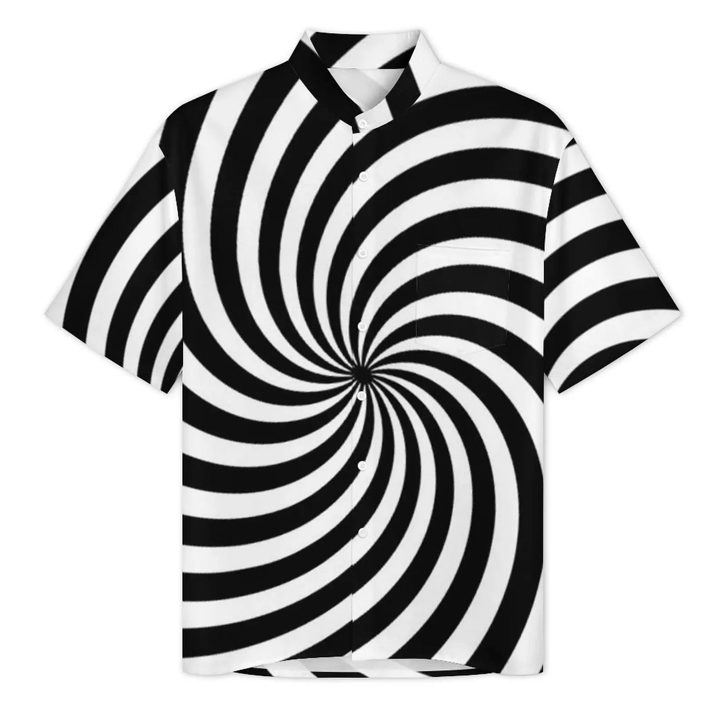 2.Men's Casual Funky Art Short Sleeve Collared Beach Shirts Collection - ALOE WINGS STORE