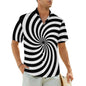 2.Men's Casual Funky Art Short Sleeve Collared Beach Shirts Collection - ALOE WINGS STORE