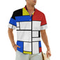 1.Men's Casual Funky Art Short Sleeve Collared Beach Shirts Collection - ALOE WINGS STORE