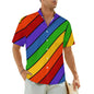 1.Men's Casual Funky Art Short Sleeve Collared Beach Shirts Collection - ALOE WINGS STORE