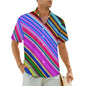 1.Men's Casual Funky Art Short Sleeve Collared Beach Shirts Collection - ALOE WINGS STORE