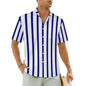 1.Men's Casual Funky Art Short Sleeve Collared Beach Shirts Collection - ALOE WINGS STORE