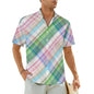 1.Men's Casual Funky Art Short Sleeve Collared Beach Shirts Collection - ALOE WINGS STORE