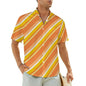 3.Men's Casual Funky Art Short Sleeve Collared Beach Shirts Collection - ALOE WINGS STORE