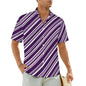 3.Men's Casual Funky Art Short Sleeve Collared Beach Shirts Collection - ALOE WINGS STORE