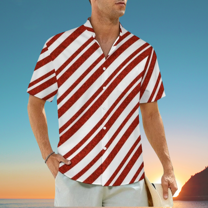3.Men's Casual Funky Art Short Sleeve Collared Beach Shirts Collection - ALOE WINGS STORE