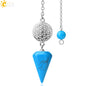 Natural Gemstones Spiritual Flower Pendulum / Pendant SELECTION - ALOE WINGS STORE