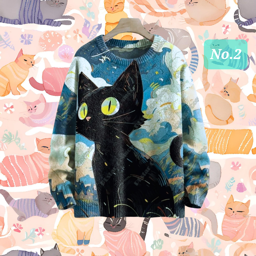 Cute Cats Unisex Sweater [SELECTION] -Ltd Time Only! - ALOE WINGS STORE