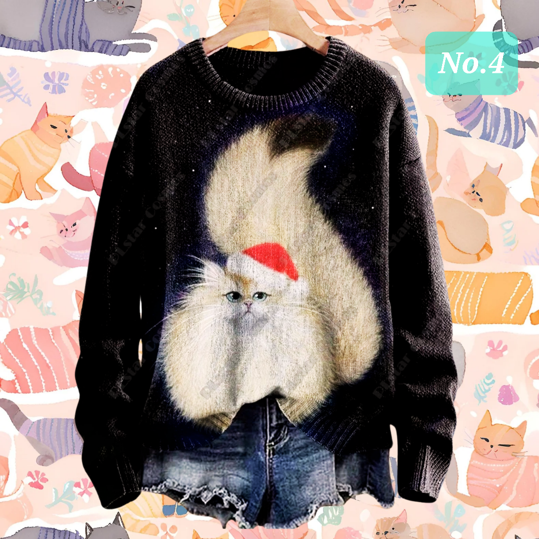 Cute Cats Unisex Sweater [SELECTION] -Ltd Time Only! - ALOE WINGS STORE