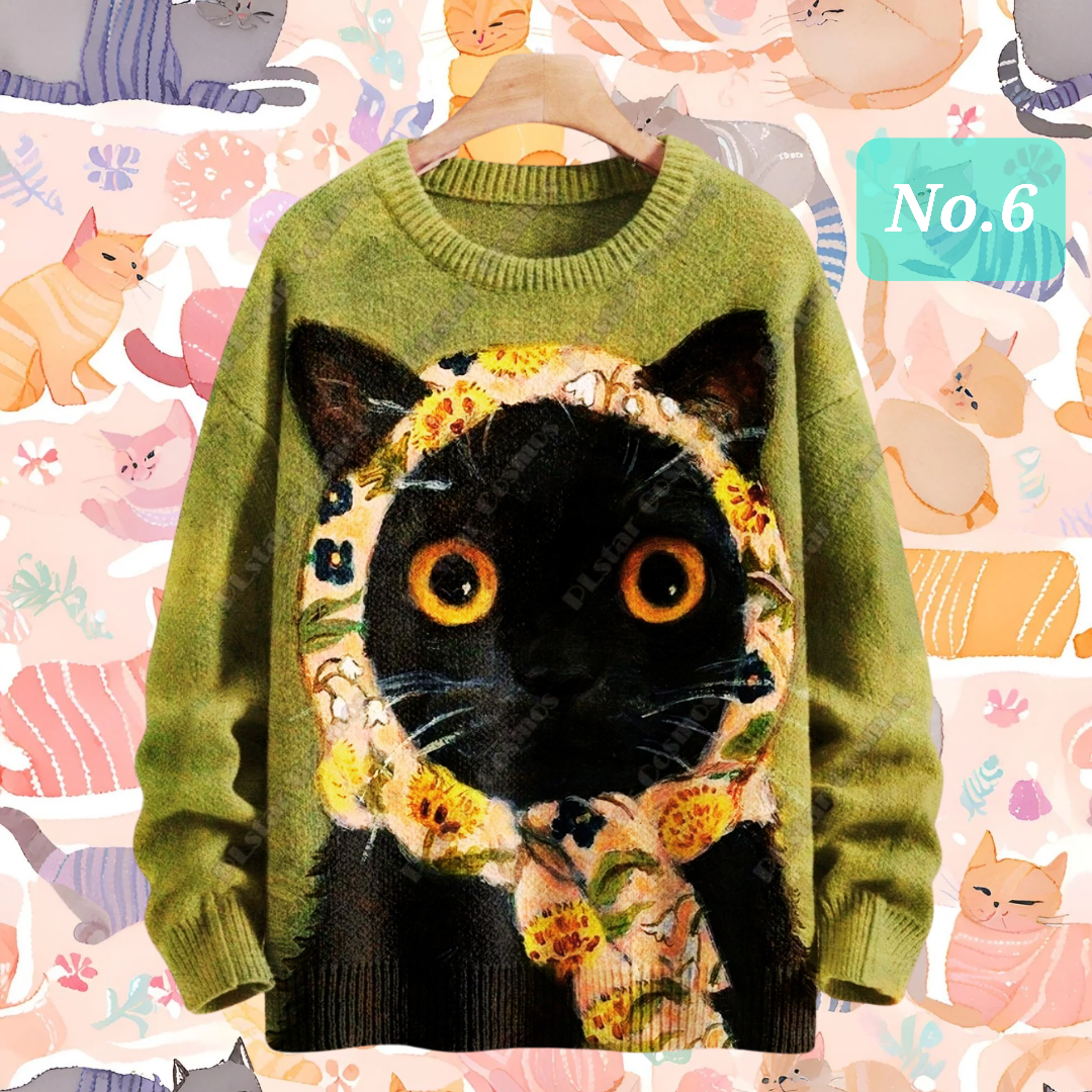 Cute Cats Unisex Sweater [SELECTION] -Ltd Time Only! - ALOE WINGS STORE