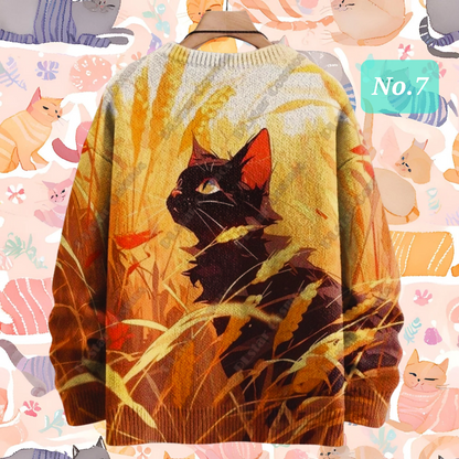 Cute Cats Unisex Sweater [SELECTION] -Ltd Time Only! - ALOE WINGS STORE