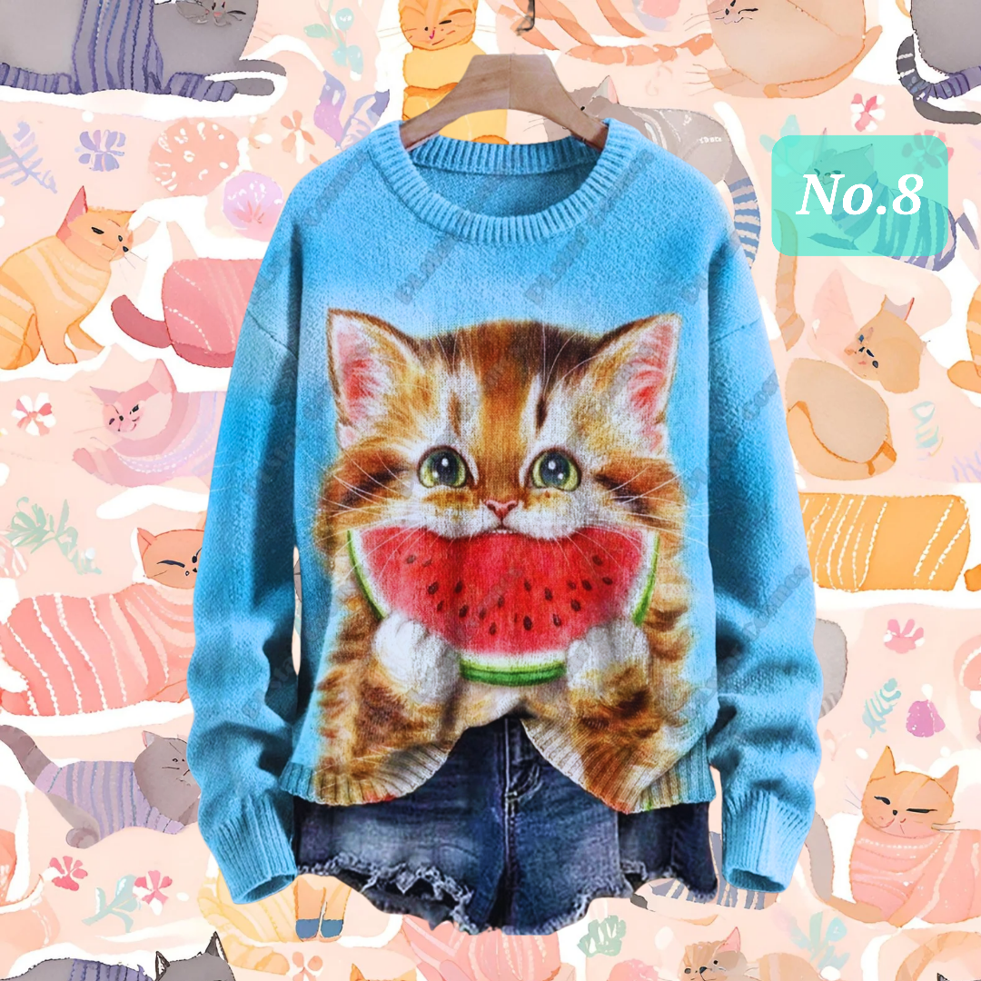 Cute Cats Unisex Sweater [SELECTION] -Ltd Time Only! - ALOE WINGS STORE