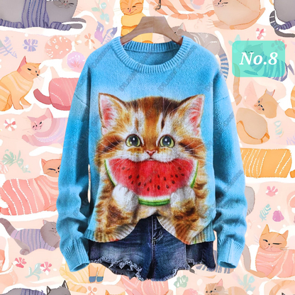 Cute Cats Unisex Sweater [SELECTION] -Ltd Time Only! - ALOE WINGS STORE