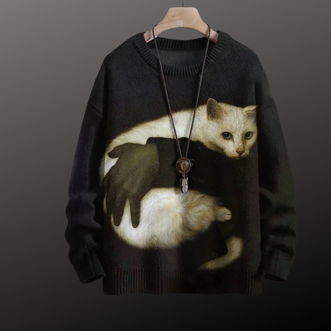 Cat Art Unisex Sweater Collection - Ltd Time Only! - ALOE WINGS STORE